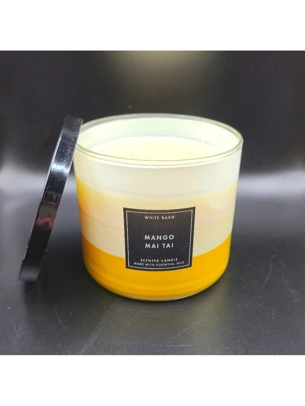 MANGO MAI TAI 3-WICK TROPICAL CANDLE BY BATH AND BODY WORKS NEW!